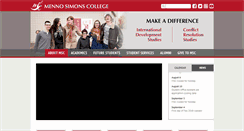 Desktop Screenshot of mscollege.ca